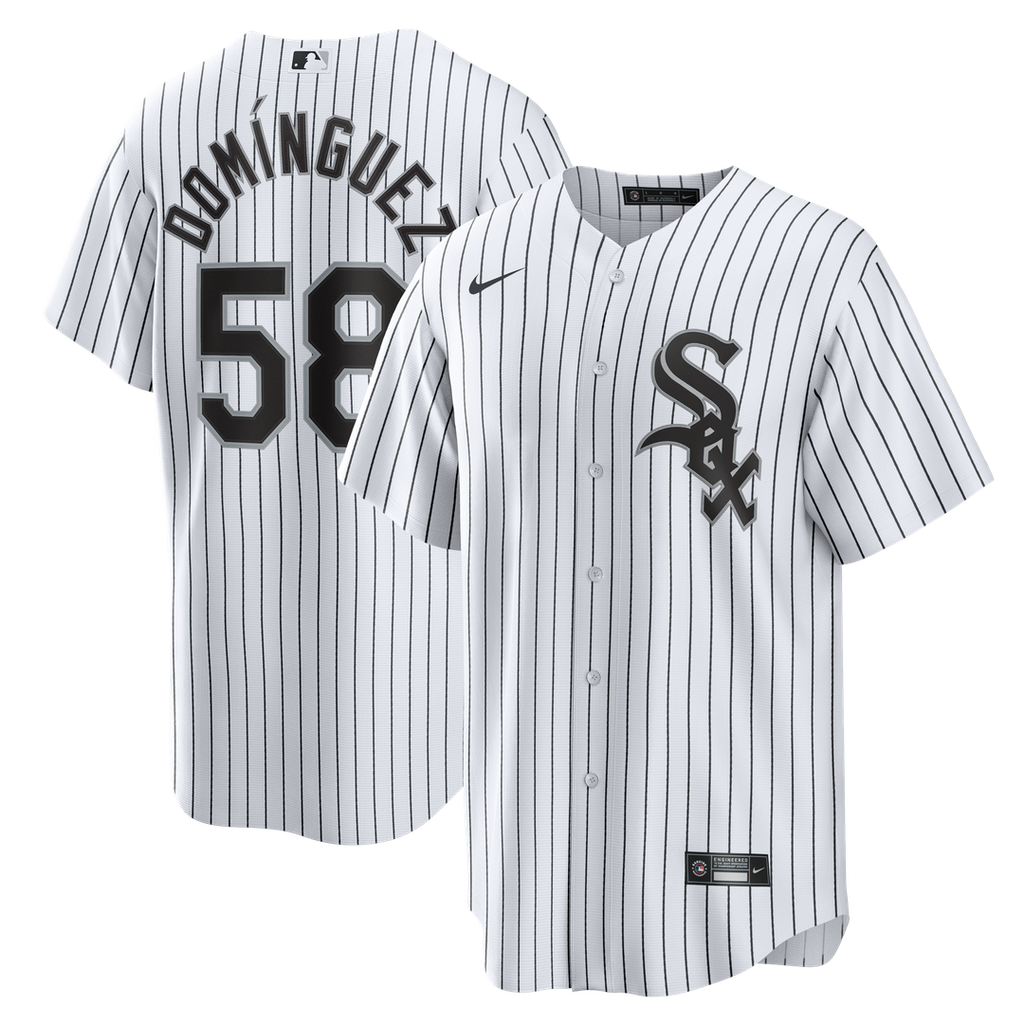 Chicago White Sox Seranthony Domínguez Home Replica Jersey | White