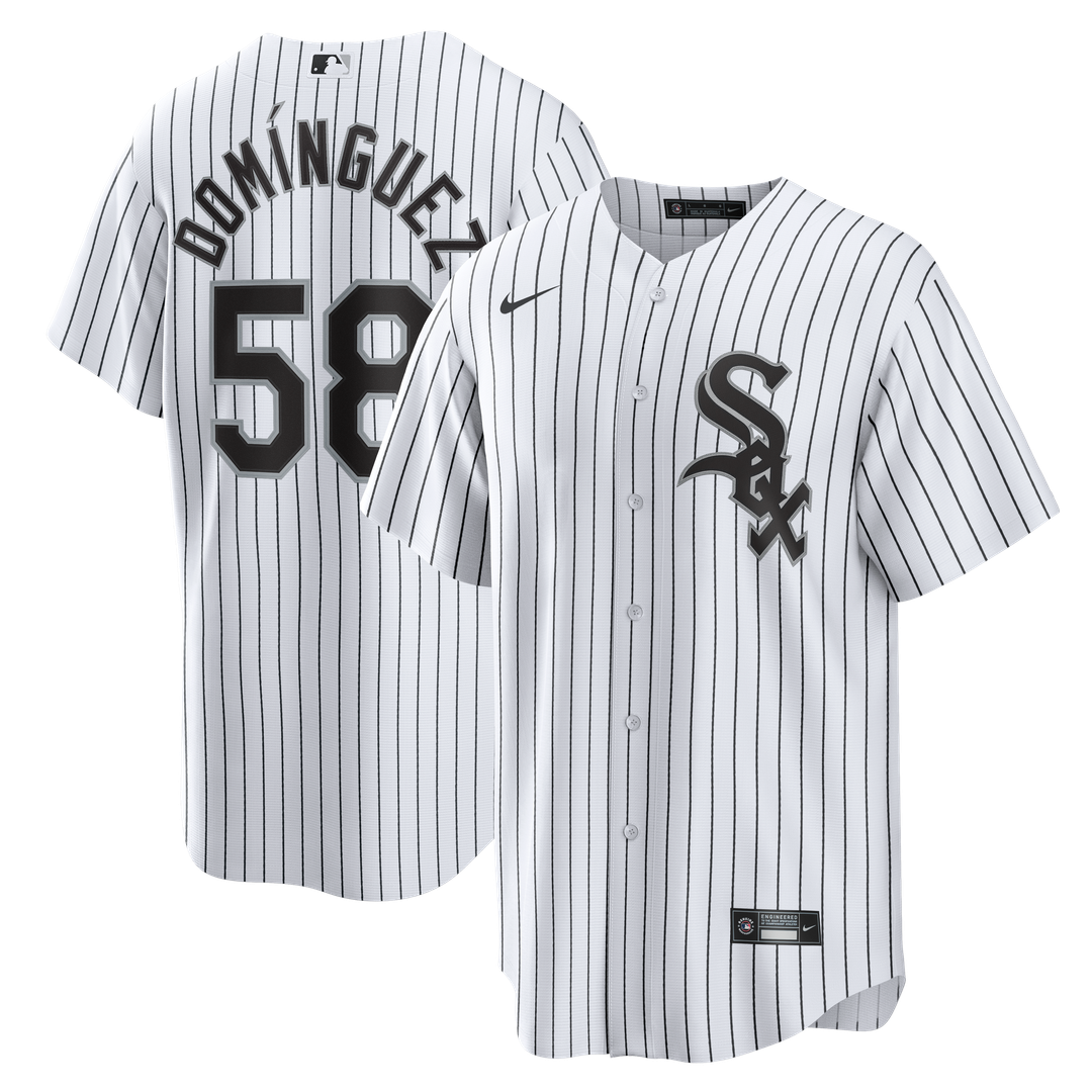 Chicago White Sox Seranthony Domínguez Home Replica Jersey | White