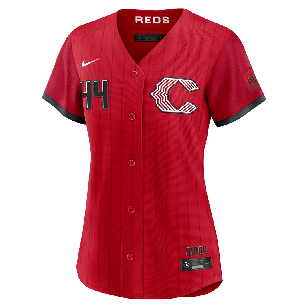 Cincinnati Reds Elly De La Cruz Women's 2026 City Connect Stadium Jersey | Red