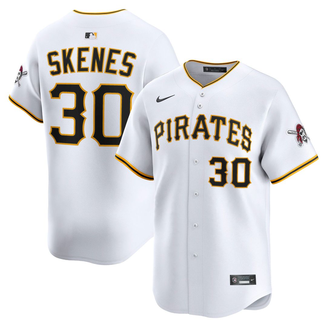 Pittsburgh Pirates Paul Skenes Home Limited Jersey | White