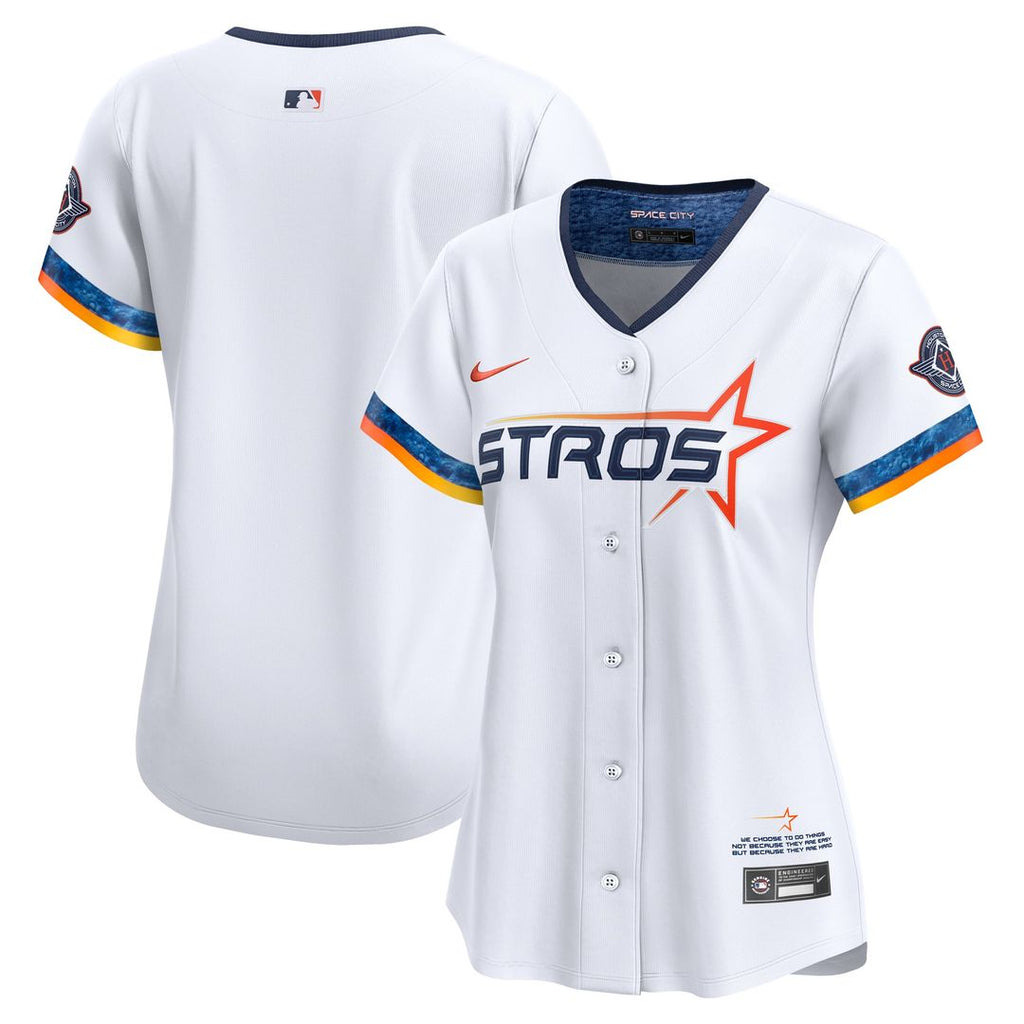 Houston Astros Women's 2025 City Connect Limited Jersey | White