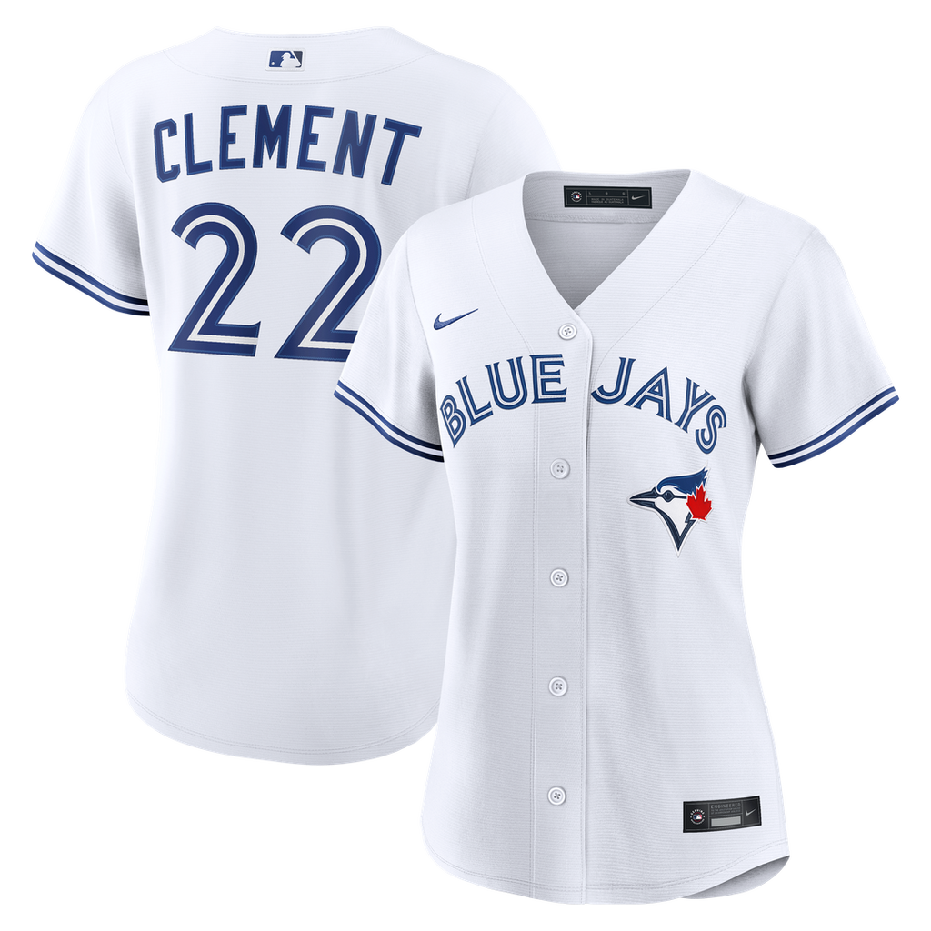 Toronto Blue Jays Ernie Clement Women's Home Replica Jersey | White