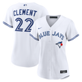 Toronto Blue Jays Ernie Clement Women's Home Replica Jersey | White