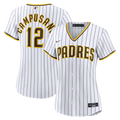 San Diego Padres Luis Campusano Women's Home Replica Jersey | White