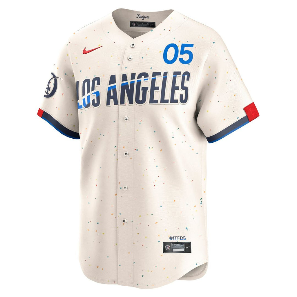 Los Angeles Dodgers Freddie Freeman City Connect Limited Jersey | Cream