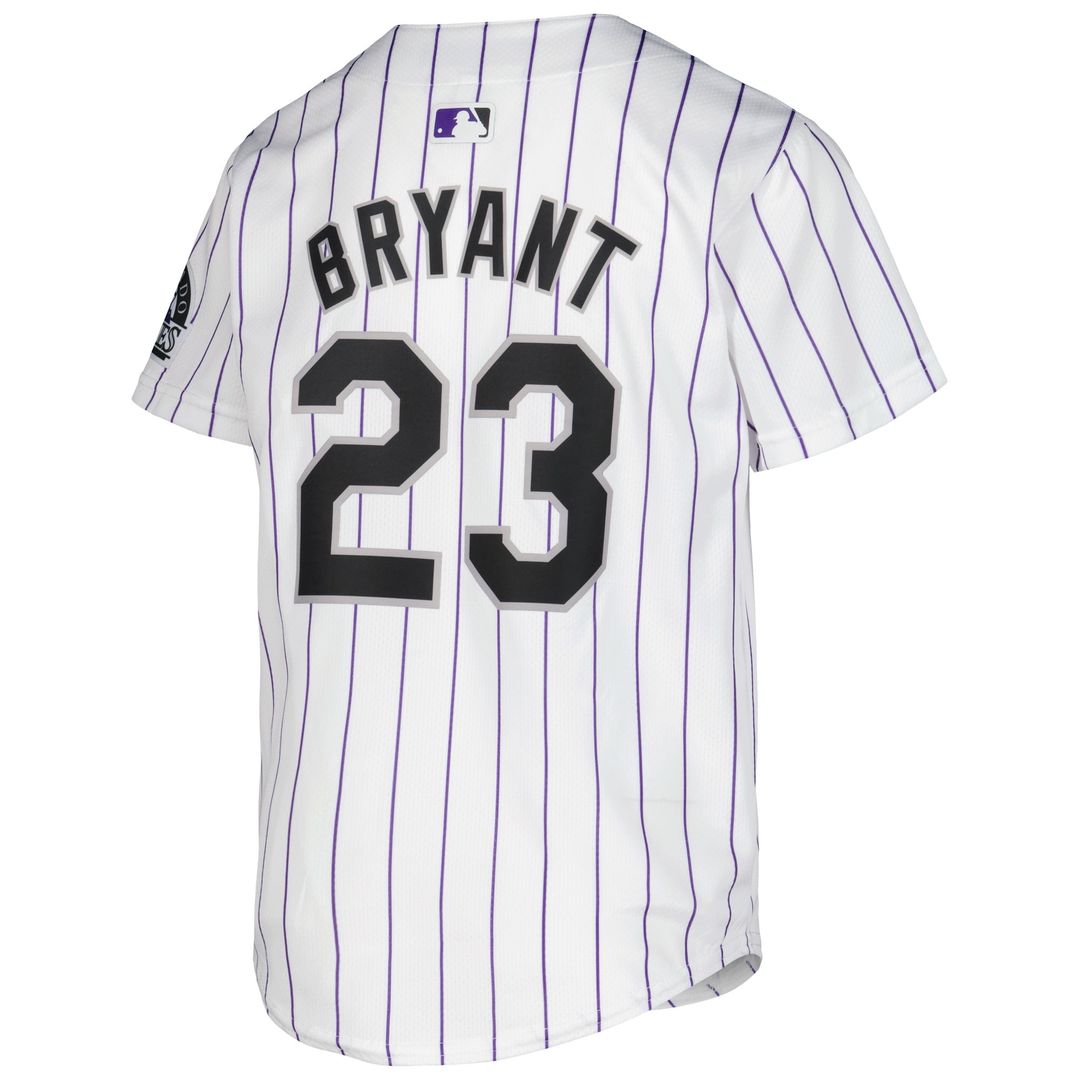 Colorado Rockies Kris Bryant Youth Alternate Limited Jersey | Purple