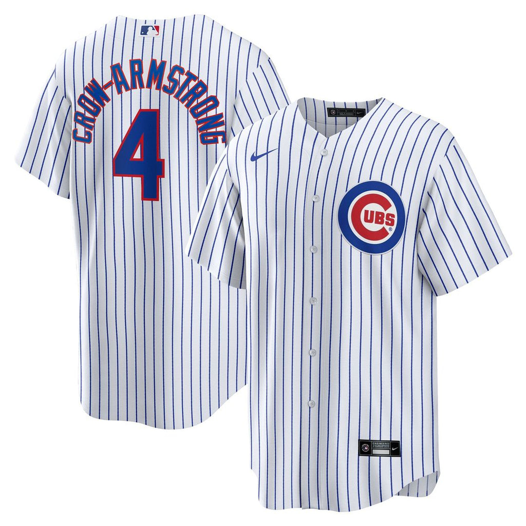 Chicago Cubs Pete Crow - Armstrong Home Replica Jersey | White