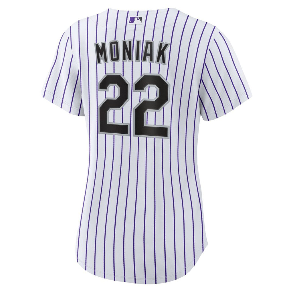 Colorado Rockies Mickey Moniak Women's Home Replica Jersey | White
