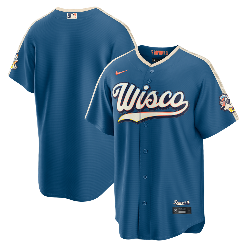 Milwaukee Brewers 2026 City Connect Stadium Jersey | Mineral Blue