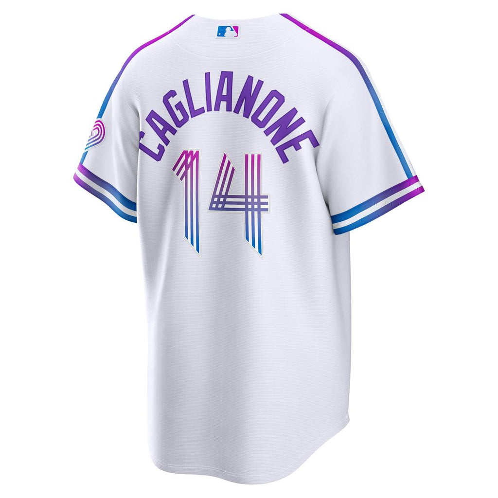 Kansas City Royals Jac Caglianone 2026 City Connect Stadium Jersey | White