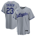 Los Angeles Dodgers Kyle Tucker Road Replica Jersey | Gray