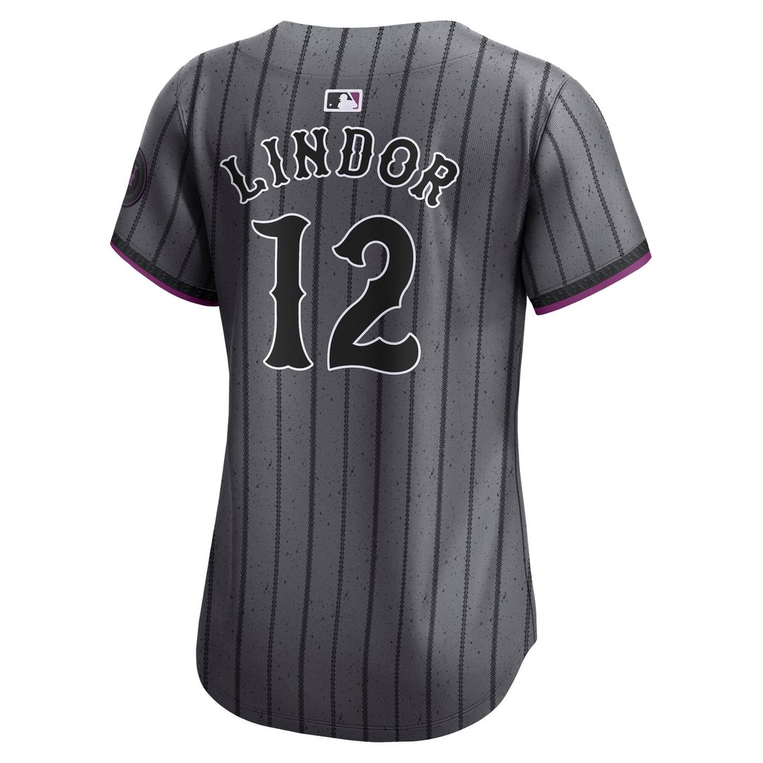 New York Mets Francisco Lindor Women's City Connect Limited Jersey | Gray