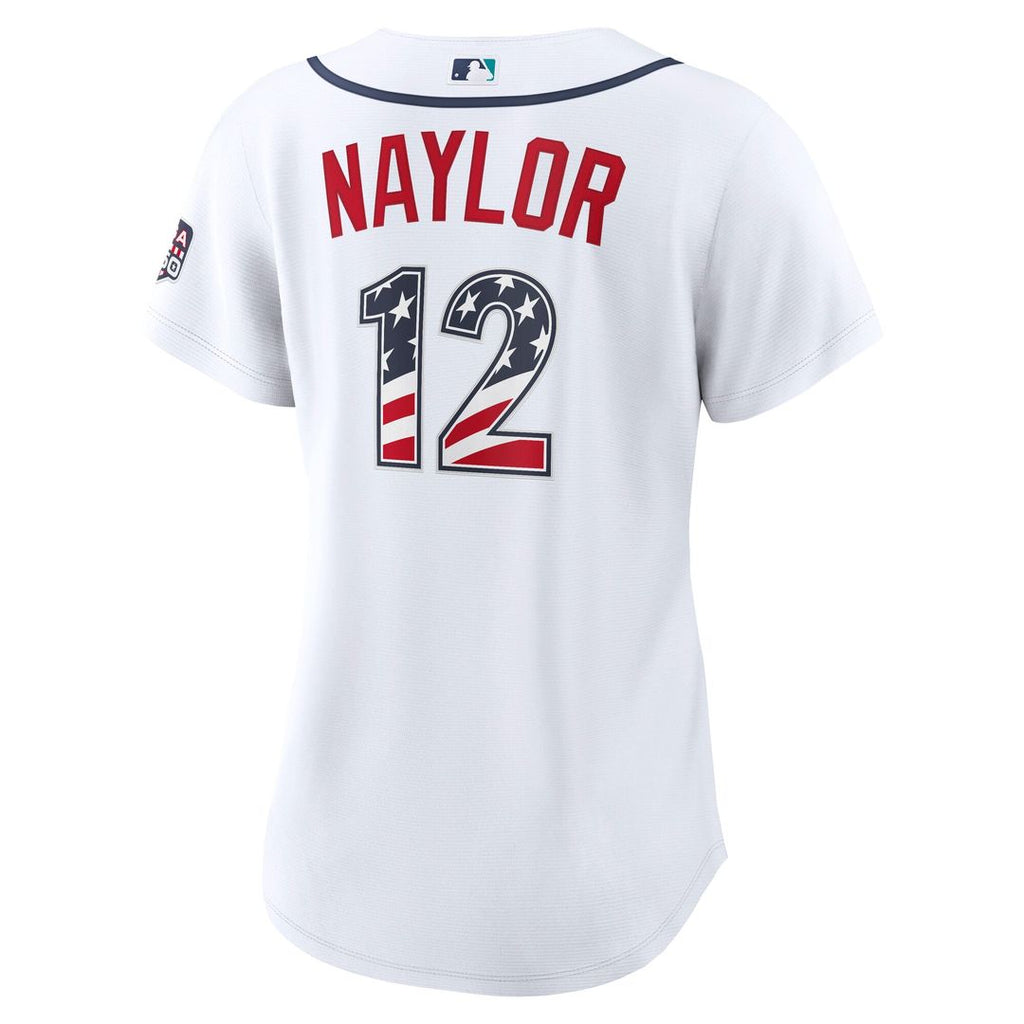 Seattle Mariners Josh Naylor Women's USA 250 Fourth of July Home Stadium Jersey | White