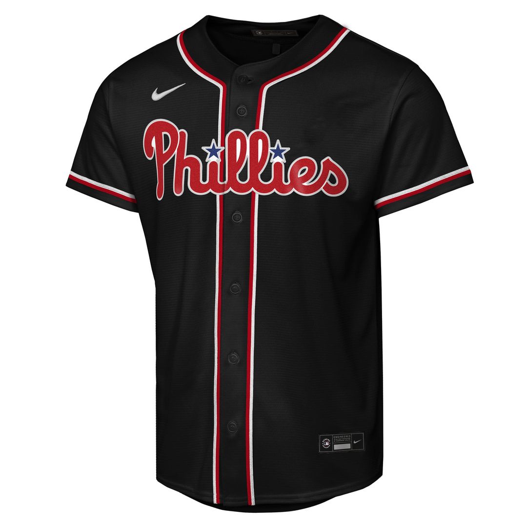 Philadelphia Phillies Bryce Harper Youth Fashion Replica Jersey | Black