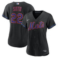 New York Mets Juan Soto Women's Alternate Replica Jersey | Black