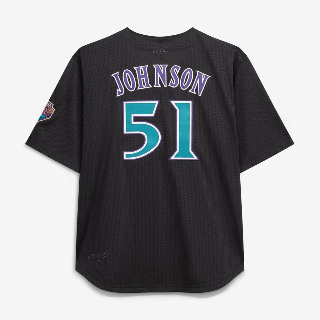Arizona Diamondbacks Randy Johnson Big & Tall Cooperstown Mesh Batting Practice Jersey | Black