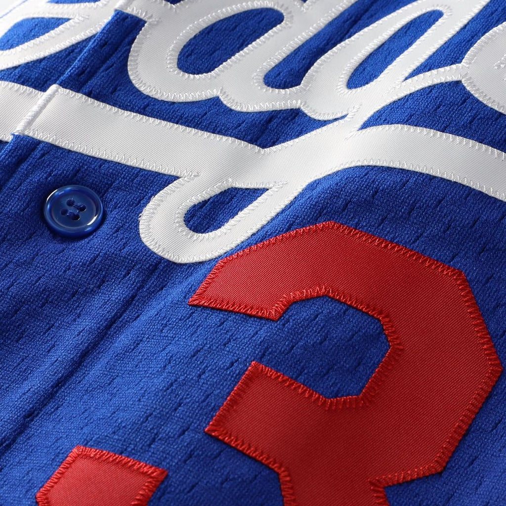 Los Angeles Dodgers Mike Piazza Cooperstown Mesh Batting Practice Button-Up Jersey | Royal