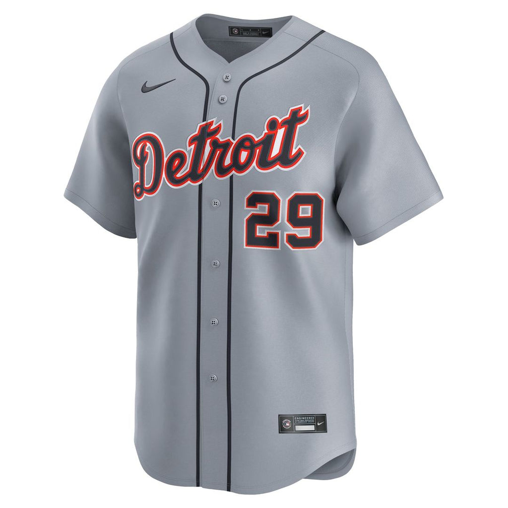 Detroit Tigers Tarik Skubal Road Limited Jersey | Gray
