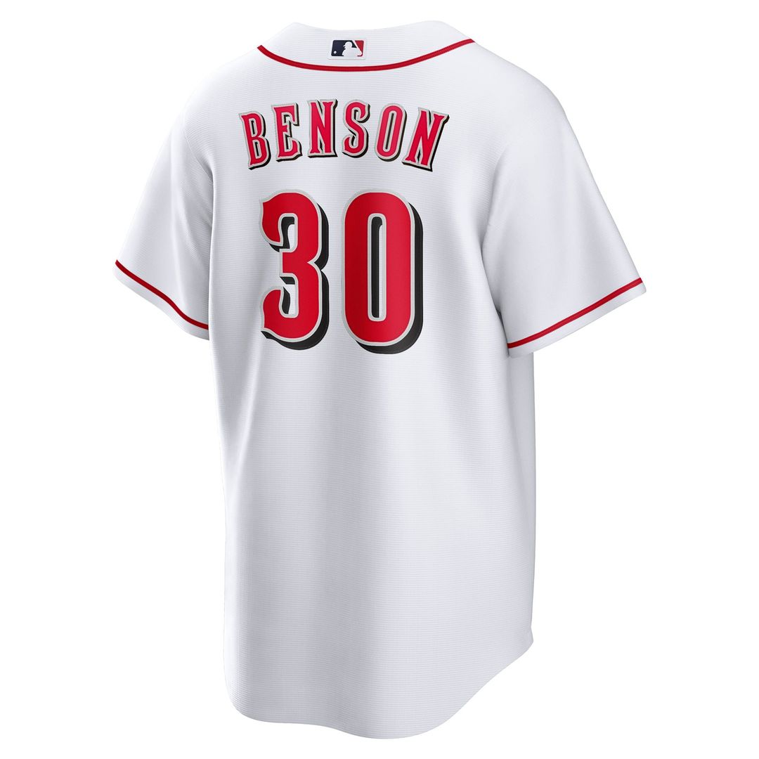 Cincinnati Reds Will Benson Home Replica Jersey | White