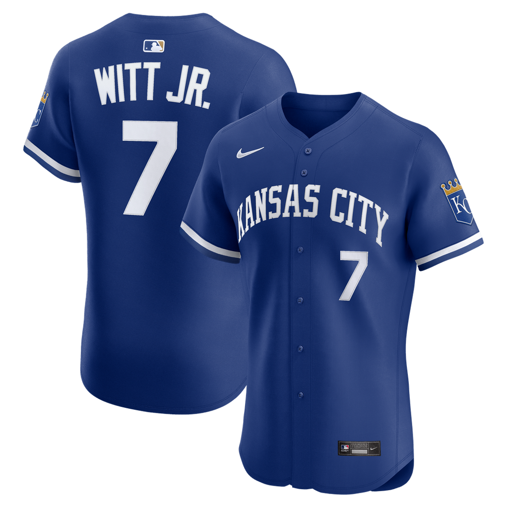 Kansas City Royals Bobby Witt Jr. Alternate 2 Elite Jersey | Royal