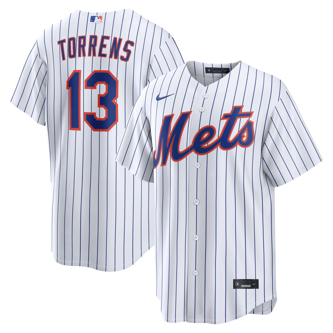 New York Mets Luis Torrens Home Replica Jersey | White