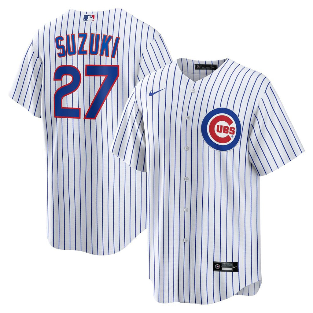 Chicago Cubs Seiya Suzuki Home Replica Jersey | White