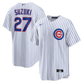 Chicago Cubs Seiya Suzuki Home Replica Jersey | White