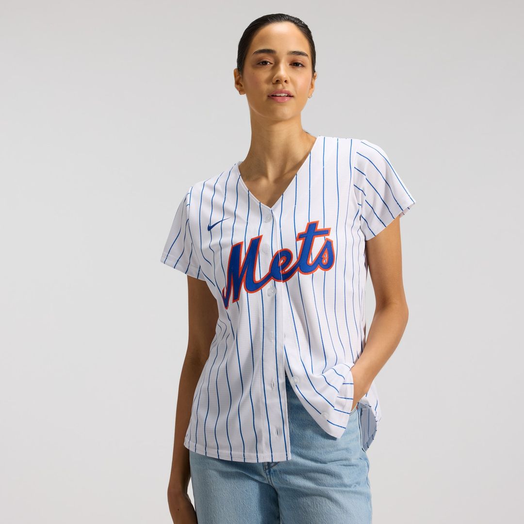 New York Mets Women's Home Replica Team Jersey | White