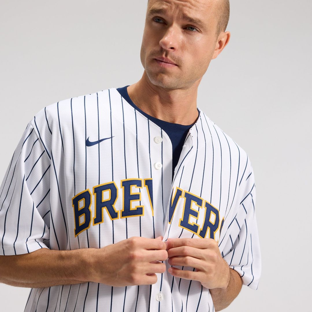 Milwaukee Brewers Christian Yelich Alternate Replica Jersey | White