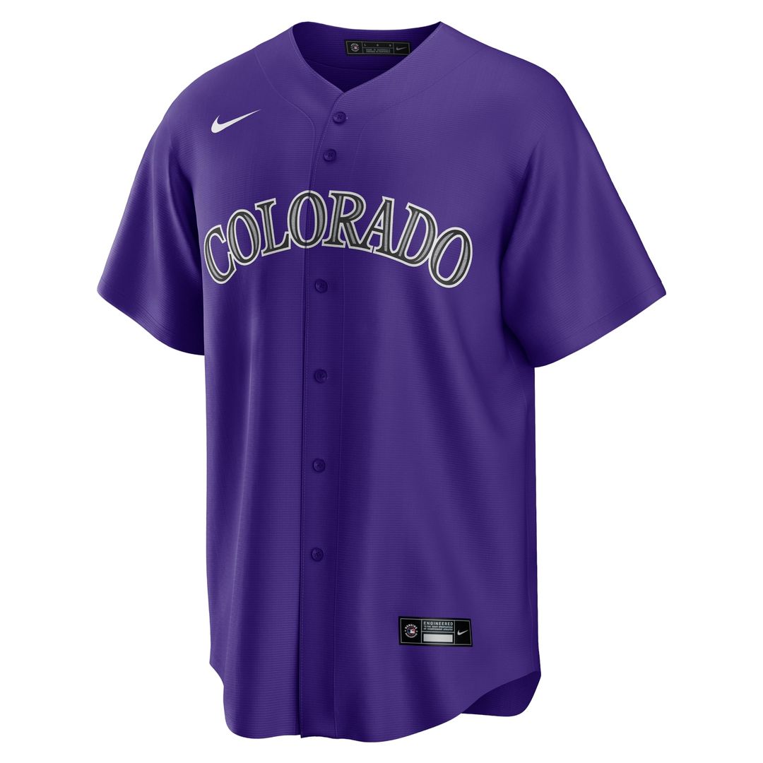 Colorado Rockies Charlie Blackmon Alternate Replica Player Name Jersey | Purple