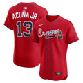 Atlanta Braves Ronald Acuña Jr. Alternate 2 Elite Jersey | Red