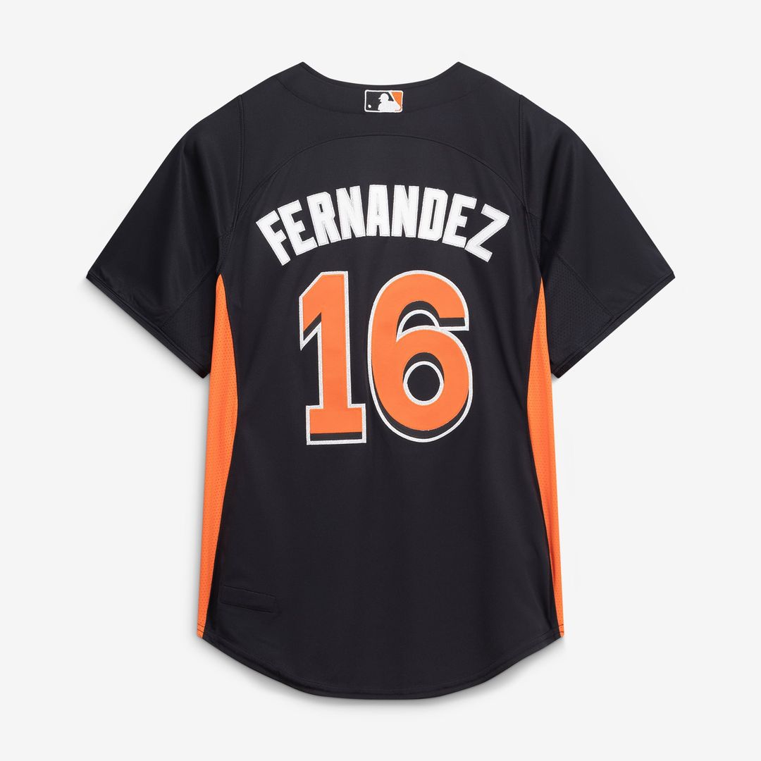 Miami Marlins Jose Fernandez Authentic Batting Practice Jersey | Black