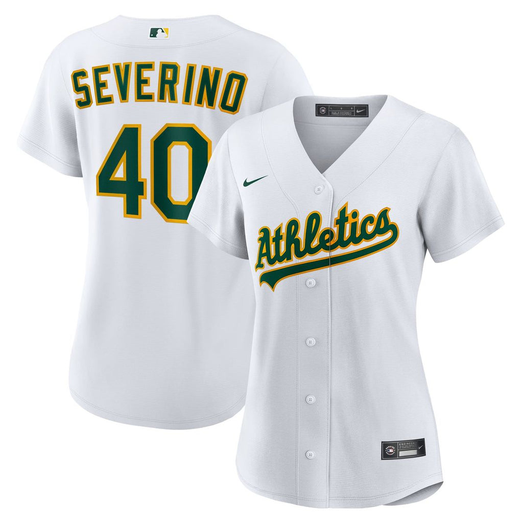 Athletics Luis Severino Women's Home Replica Jersey | White