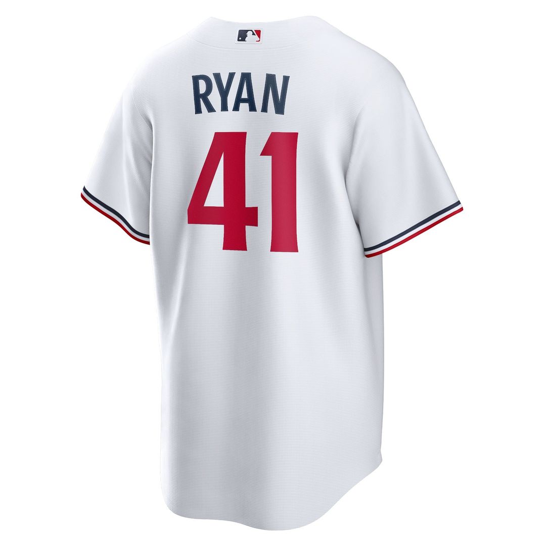 Minnesota Twins Joe Ryan Home Replica Jersey | White