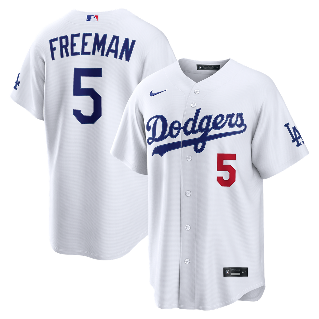 Los Angeles Dodgers Freddie Freeman Home Stadium Jersey | White