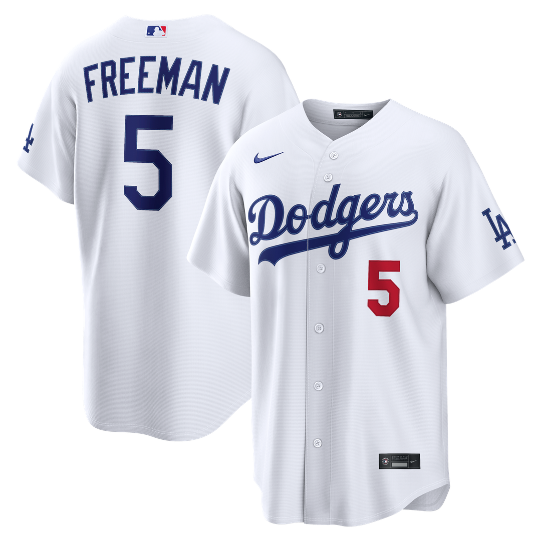 Los Angeles Dodgers Freddie Freeman Home Stadium Jersey | White