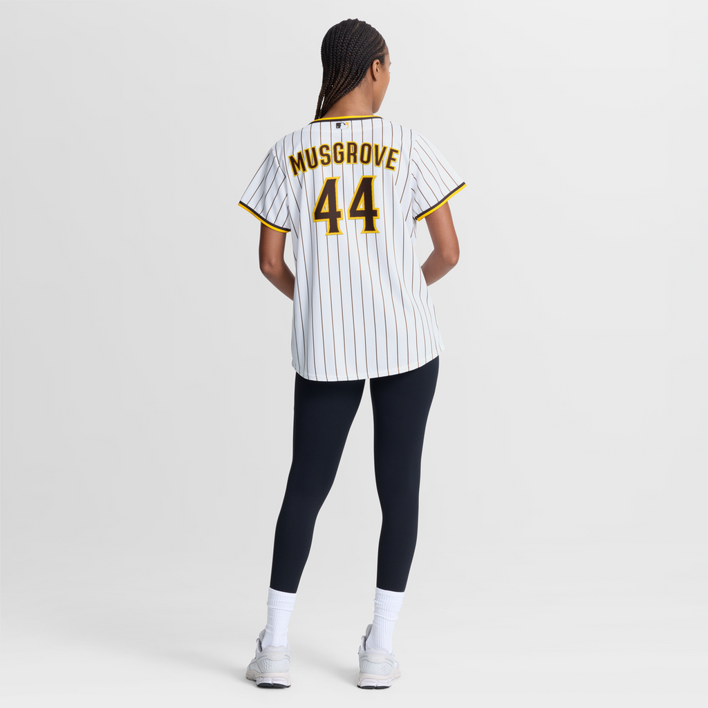 San Diego Padres Joe Musgrove Women's Home Replica Jersey | White