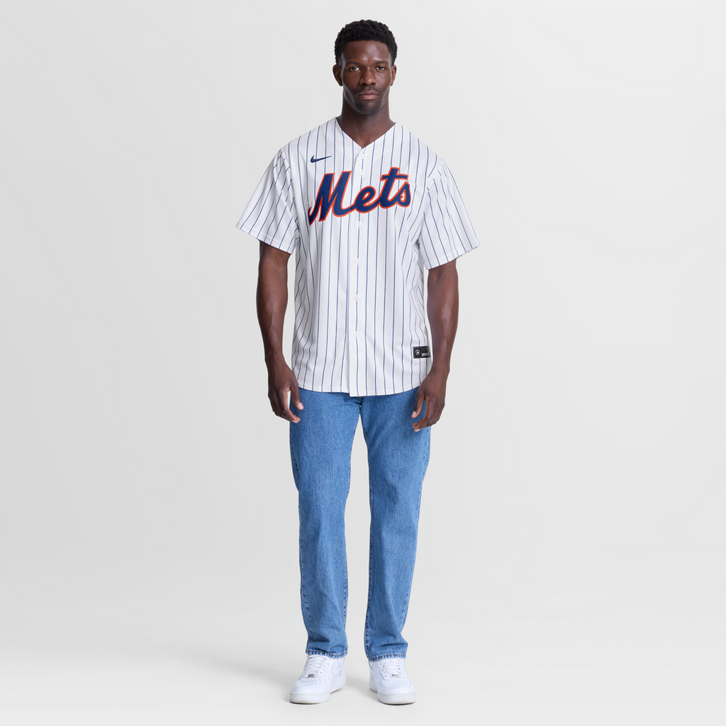 New York Mets Carson Benge Home Replica Jersey | White