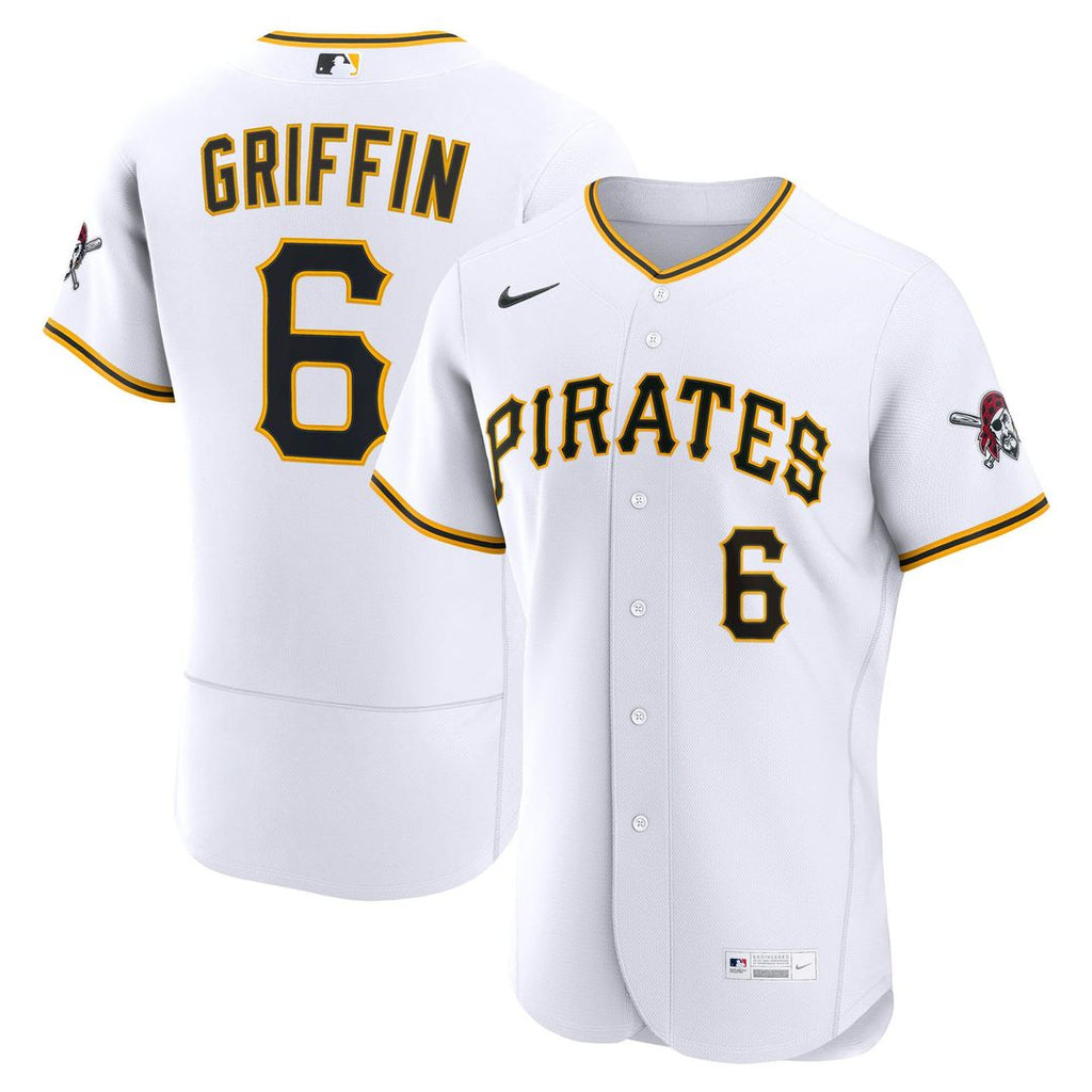 Pittsburgh Pirates Konnor Griffin Home Authentic Jersey | White