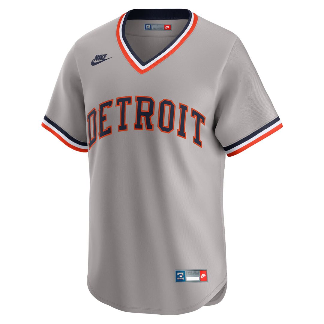 Detroit Tigers Cooperstown Limited Jersey | Gray