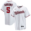 Washington Nationals CJ Abrams Home Replica Jersey | White