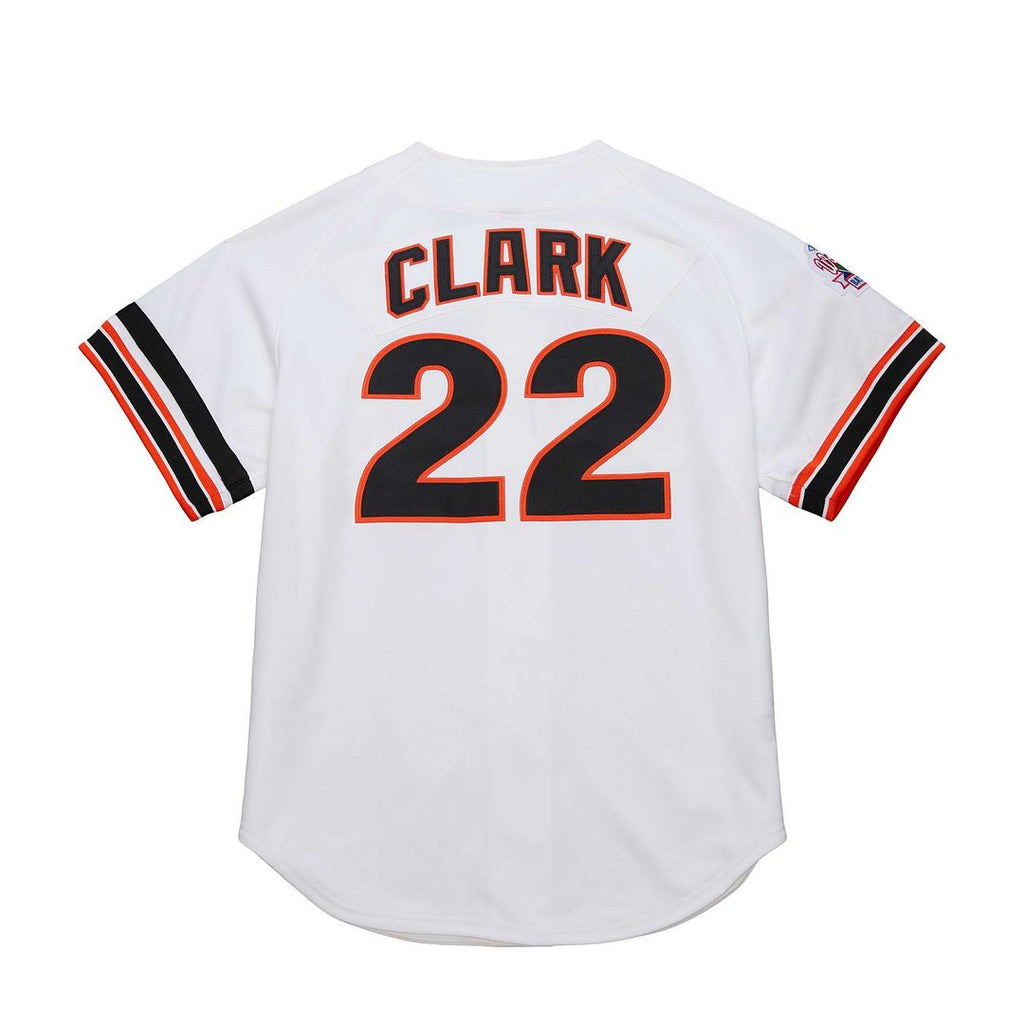 San Francisco Giants Will Clark Cooperstown 1989 Authentic Jersey | White