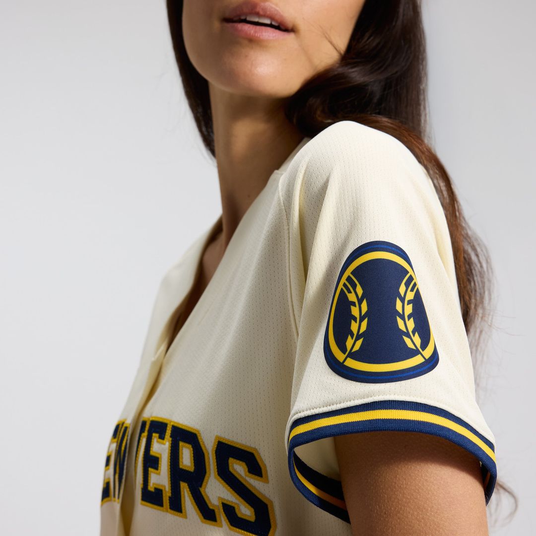 Milwaukee Brewers Women's Home Limited Jersey | Cream