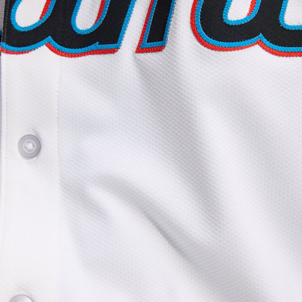 Miami Marlins Home Elite Jersey | White