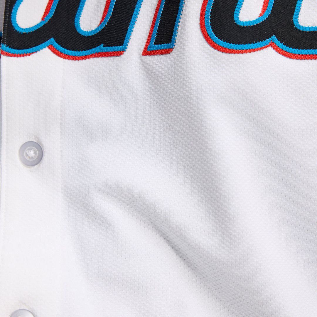 Miami Marlins Home Elite Jersey | White