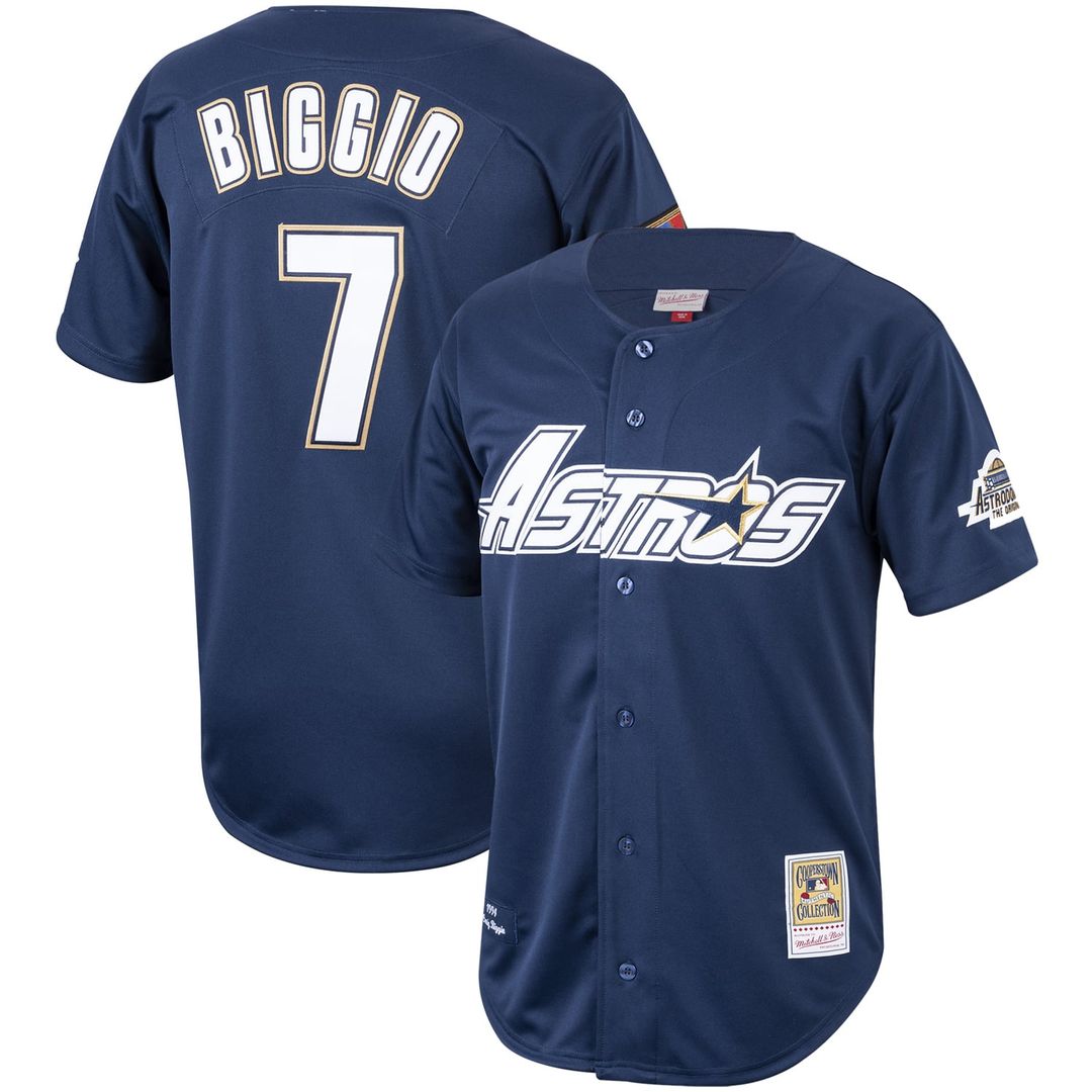 Houston Astros Craig Biggio Cooperstown 1994 Authentic Jersey | Navy