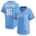 Kansas City Royals Bo Jackson Throwback Cooperstown Limited Jersey | Light Blue
