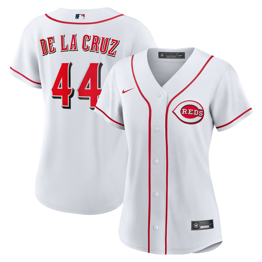 Cincinnati Reds Elly De La Cruz Women's Home Replica Jersey | White