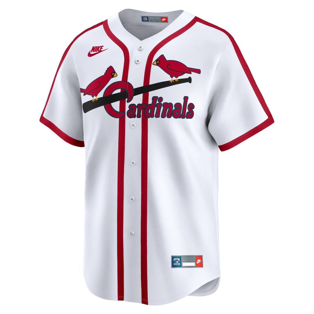 St. Louis Cardinals Cooperstown Limited Jersey | White