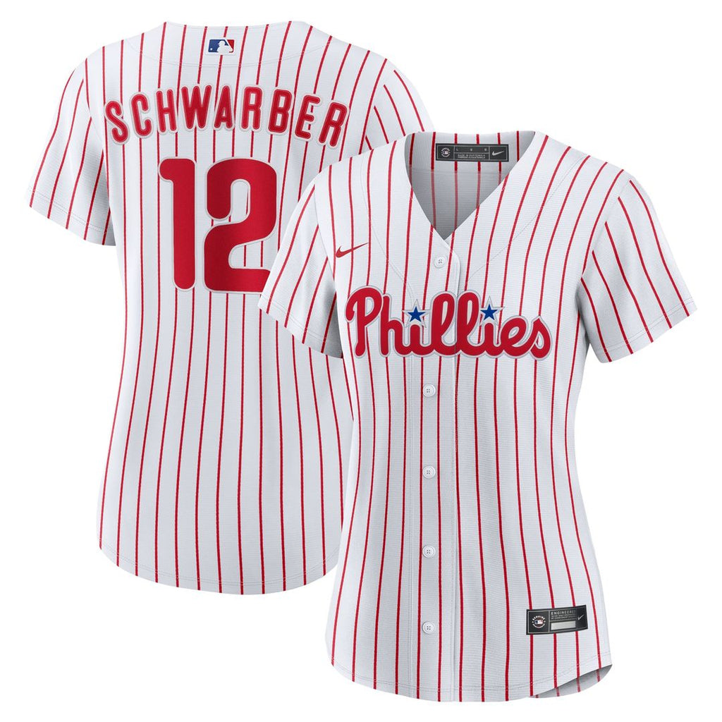 Philadelphia Phillies Kyle Schwarber Women's Home Replica Jersey | White
